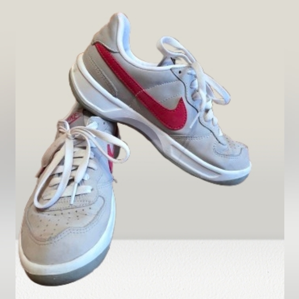 Nike Gray and Red Sneakers